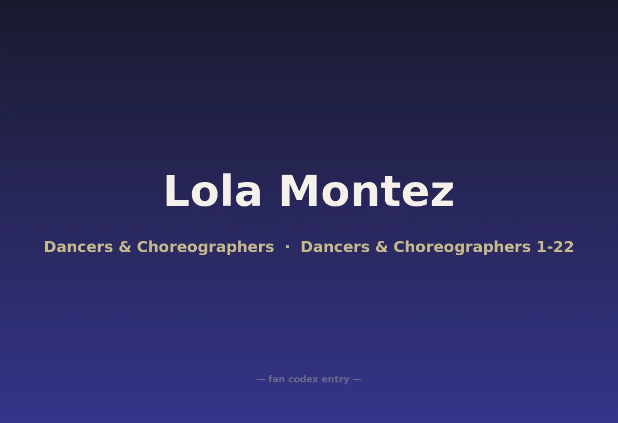 Lola Montez
