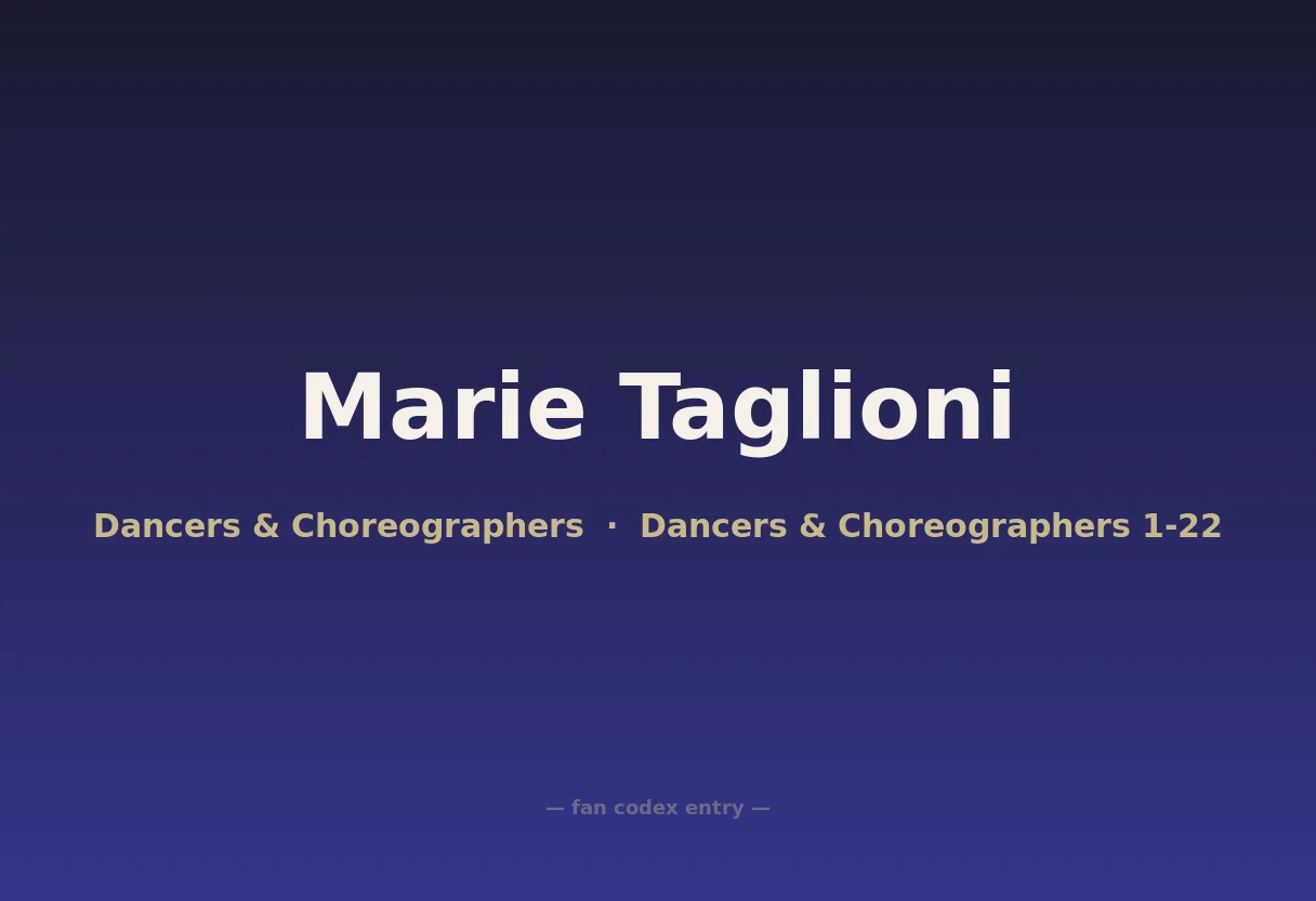 Marie Taglioni
