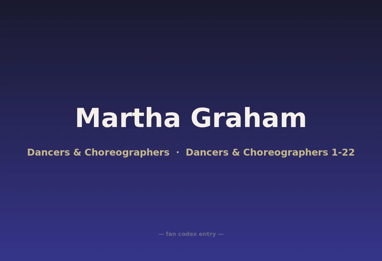 Martha Graham