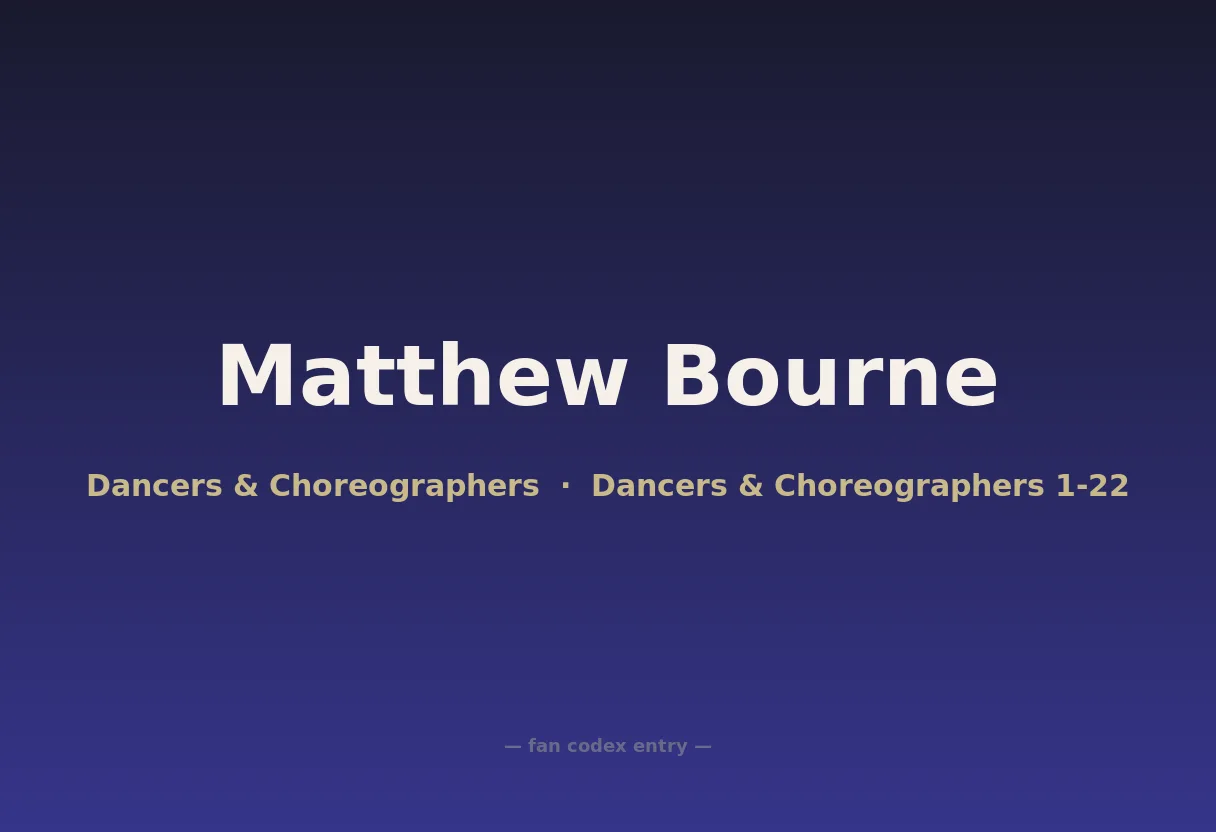 Matthew Bourne
